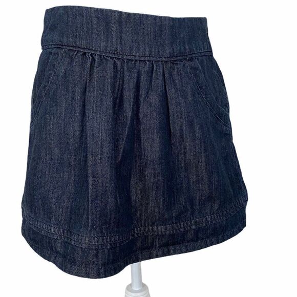 American Eagle Denim Mini Skirt SZ 2 Y2K - Picture 2 of 11